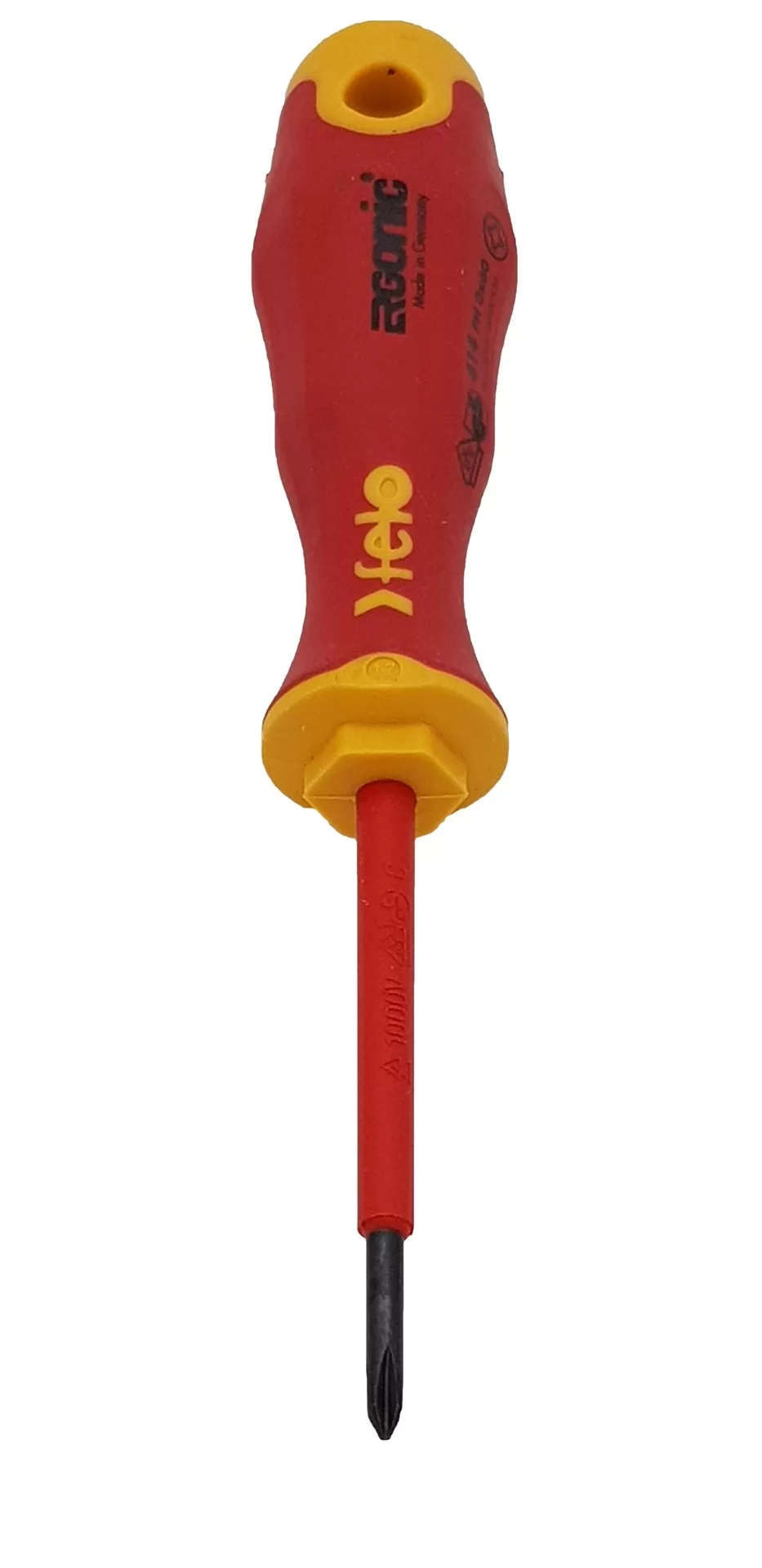 Felo Отвертка диэлектрическая Ergonic  крестовая PH 0X60 41400190