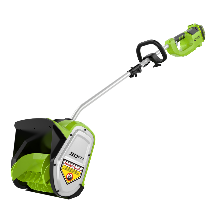 Снегоуборщик-лопата аккумуляторный Greenworks 30 см 40V G40SS30, бесщёточный, без АКБ и ЗУ