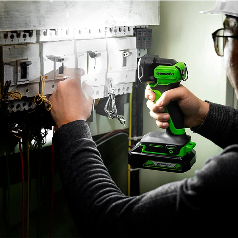 Фонарь аккумуляторный светодиодный (200 лм) Greenworks 24V G24SL200 3502407, без АКБ и ЗУ