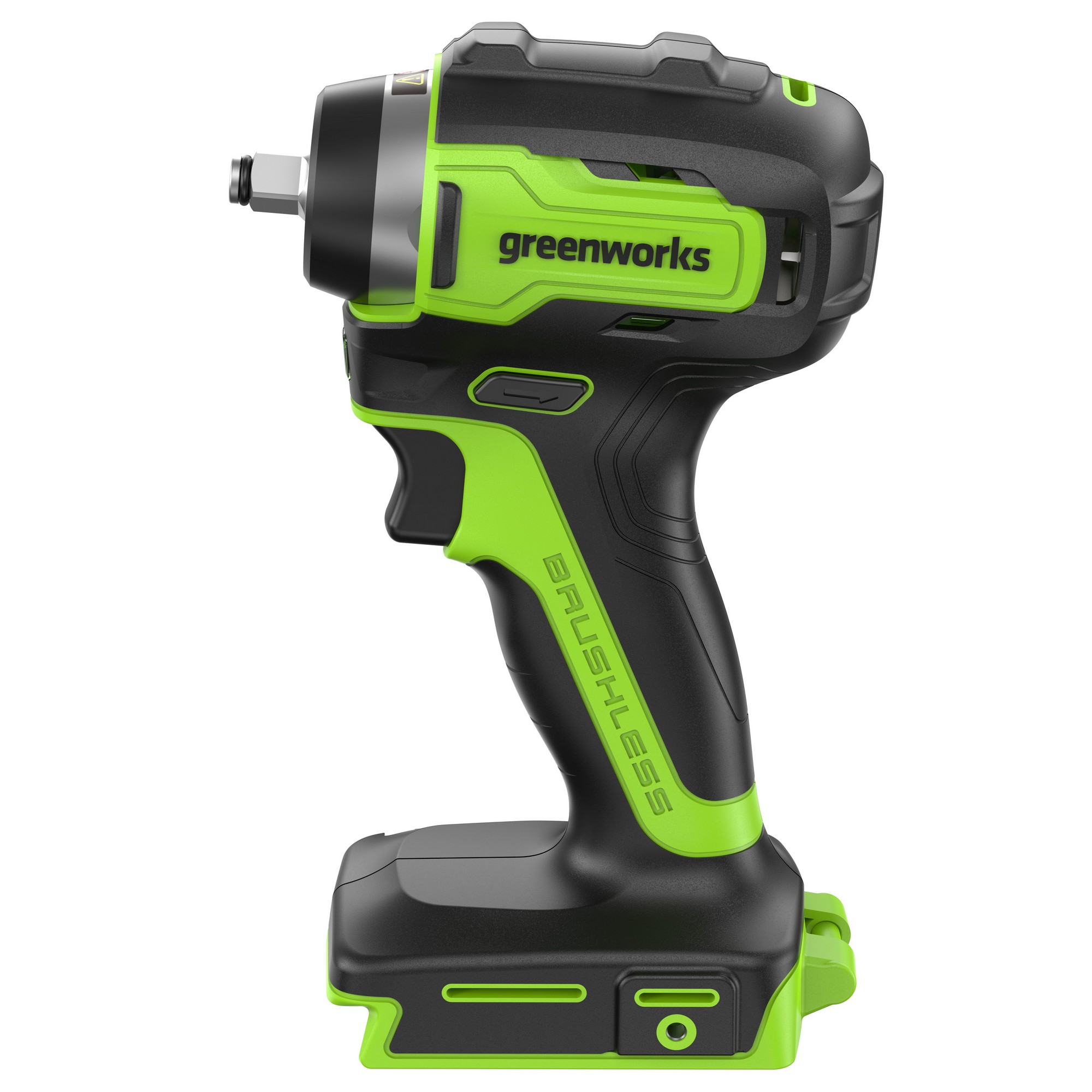 Гайковёрт ударный аккумуляторный Greenworks 24V 200Нм G24IW200 3803607, бесщёточный, без АКБ и ЗУ