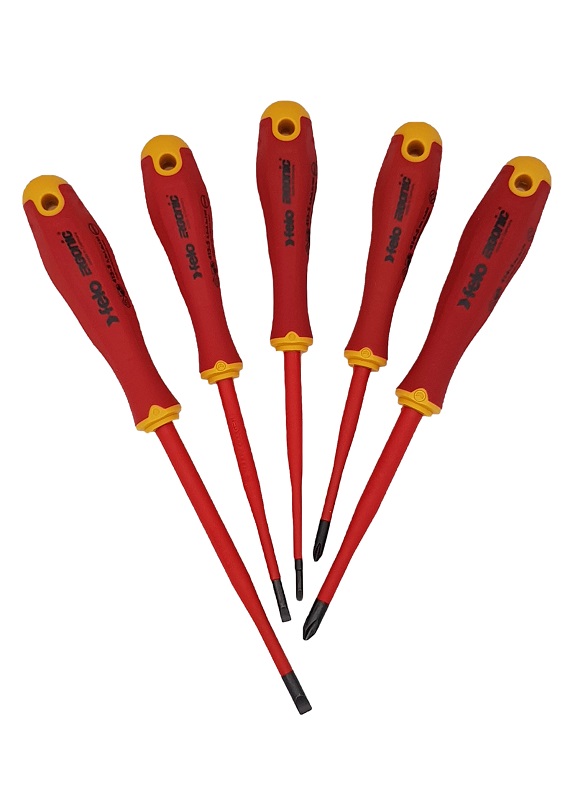 Набор отверток диэлектрических SL/PH E-Slim Ergonic, 5 шт FELO 413 851 98