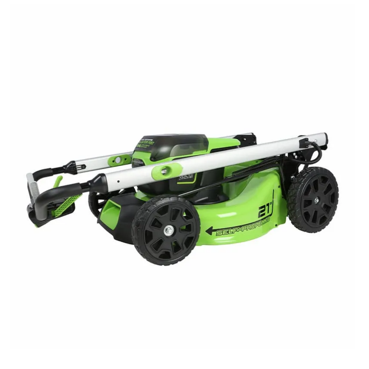 Газонокосилка самоходная, аккумуляторная 51 см Greenworks  60V GD60LM51SP 2514307, бесщеточная, без АКБ и ЗУ