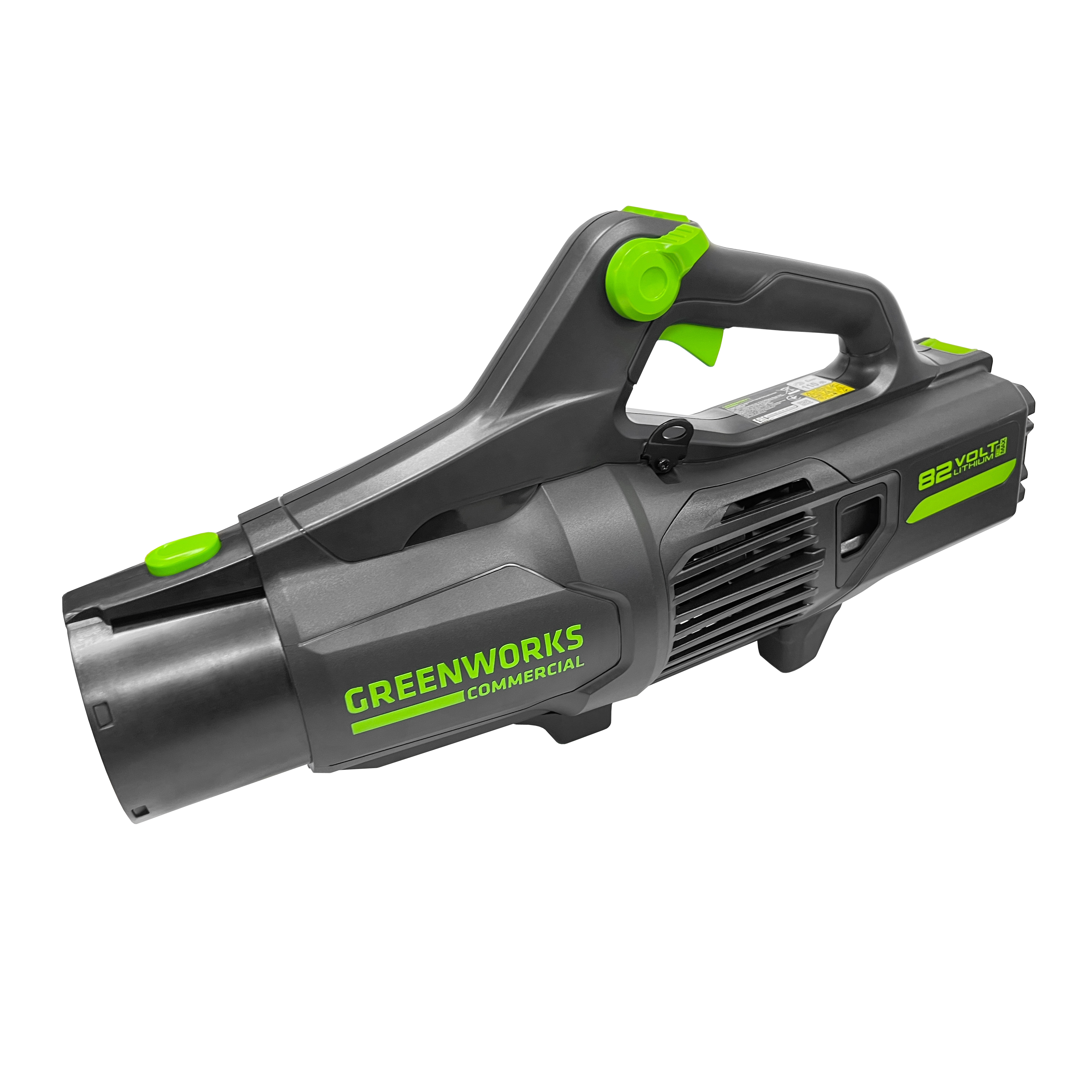 Воздуходув аккумуляторный (225 км/ч) Greenworks 82V GD82ABII 2407007, бесщеточный, без АКБ и ЗУ