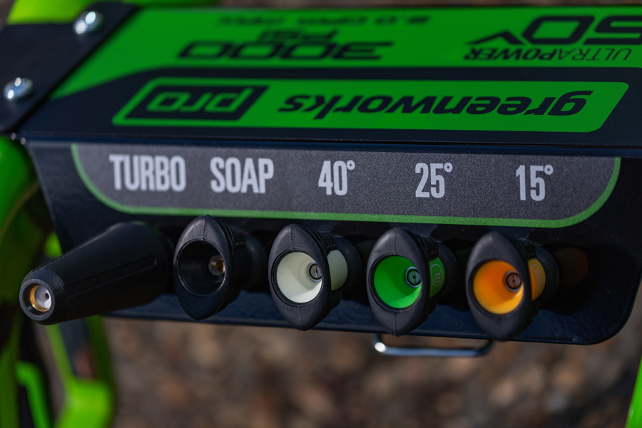 Мойка высокого давления аккумуляторная 250 бар с портом на два аккумулятора Greenworks GDPW60DP 60V 5106207, без АКБ и ЗУ