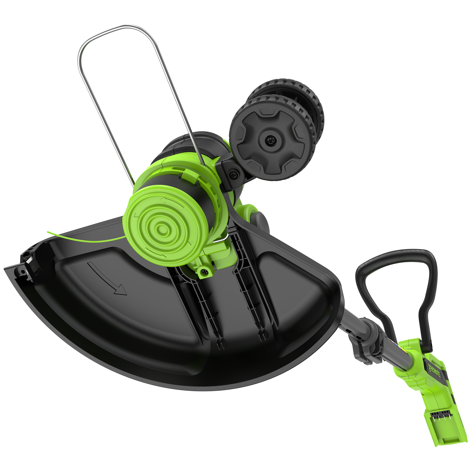 Триммер аккумуляторный Greenworks 30 см 24V G24LT301 2113207 с пластиковым ножом, без АКБ и ЗУ