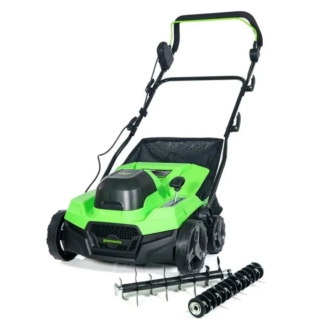 Аэратор-скарификатор 38 см аккумуляторный Greenworks 40V GD40SC38II 2517607, бесщеточный, без АКБ и ЗУ