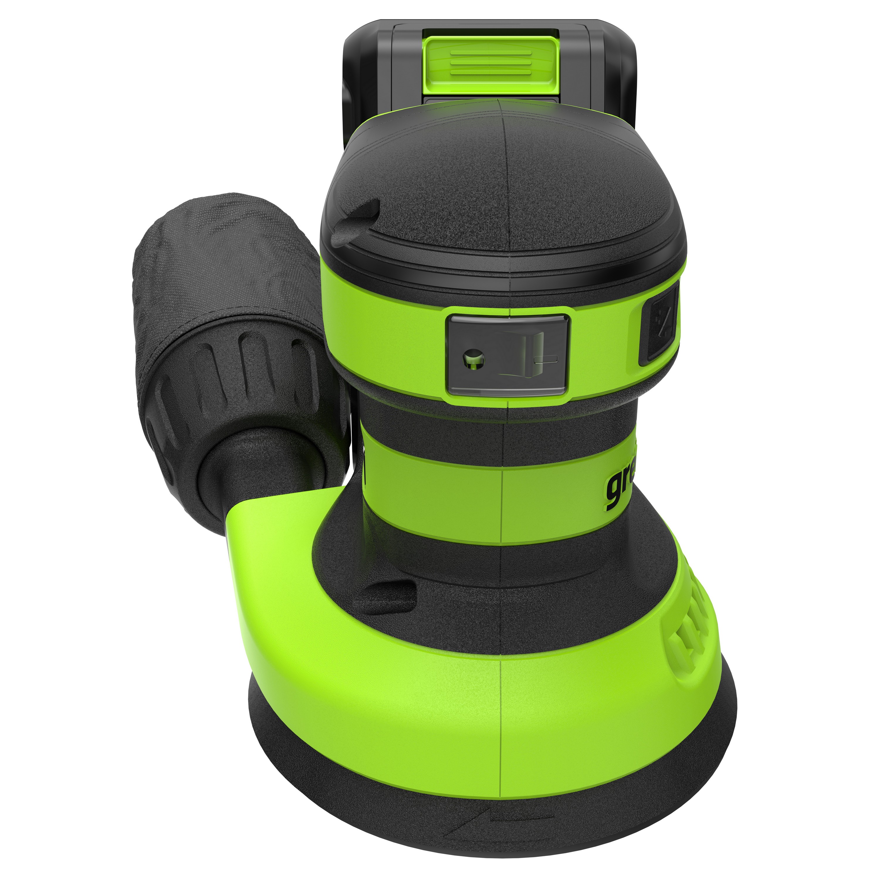 Шлифмашинка эксцентриковая 125 мм аккумуляторная Greenworks 24V OS325 3100907, без АКБ и ЗУ