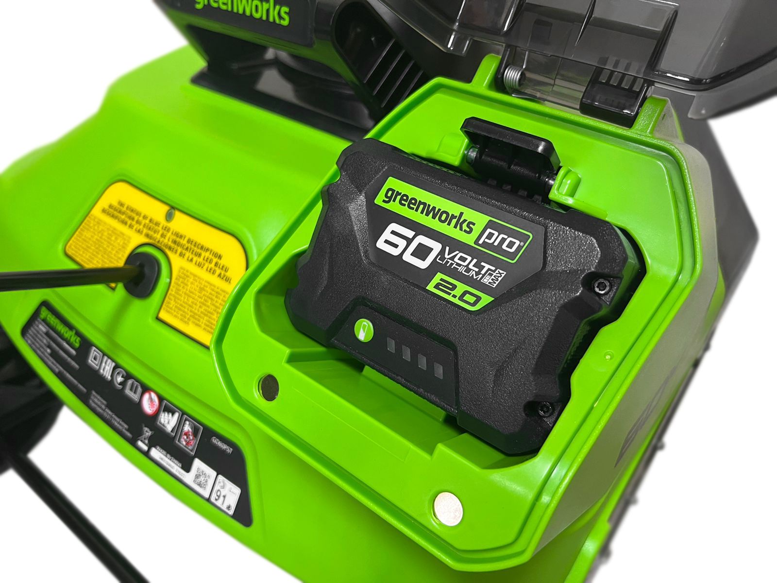 Снегоуборщик аккумуляторный Greenworks 51 см 60V GD60PST 2602907, бесщёточный, без АКБ и ЗУ