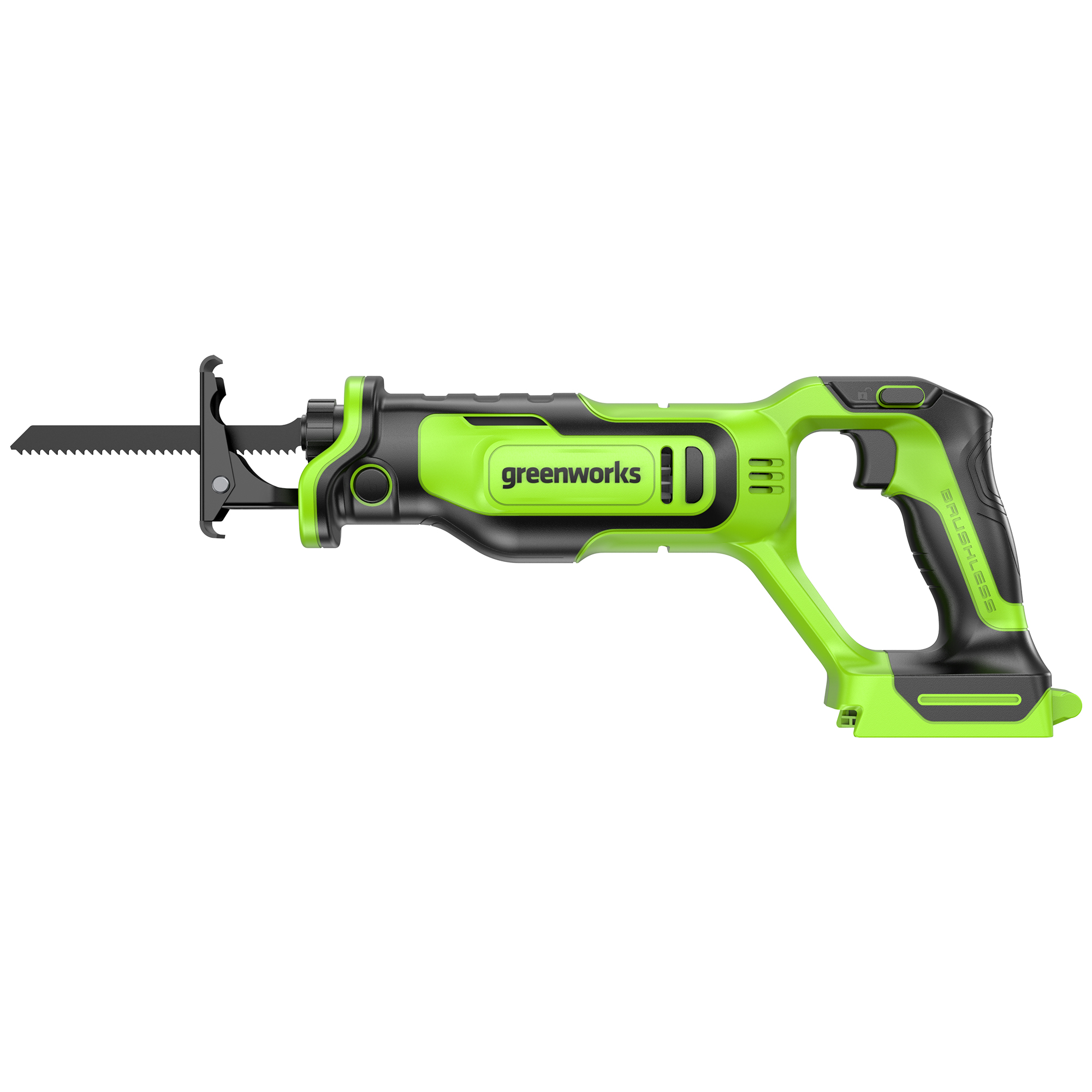 Пила сабельная аккумуляторная Greenworks 24V GPT-BLRS-1 1200607, бесщеточная, без АКБ и ЗУ