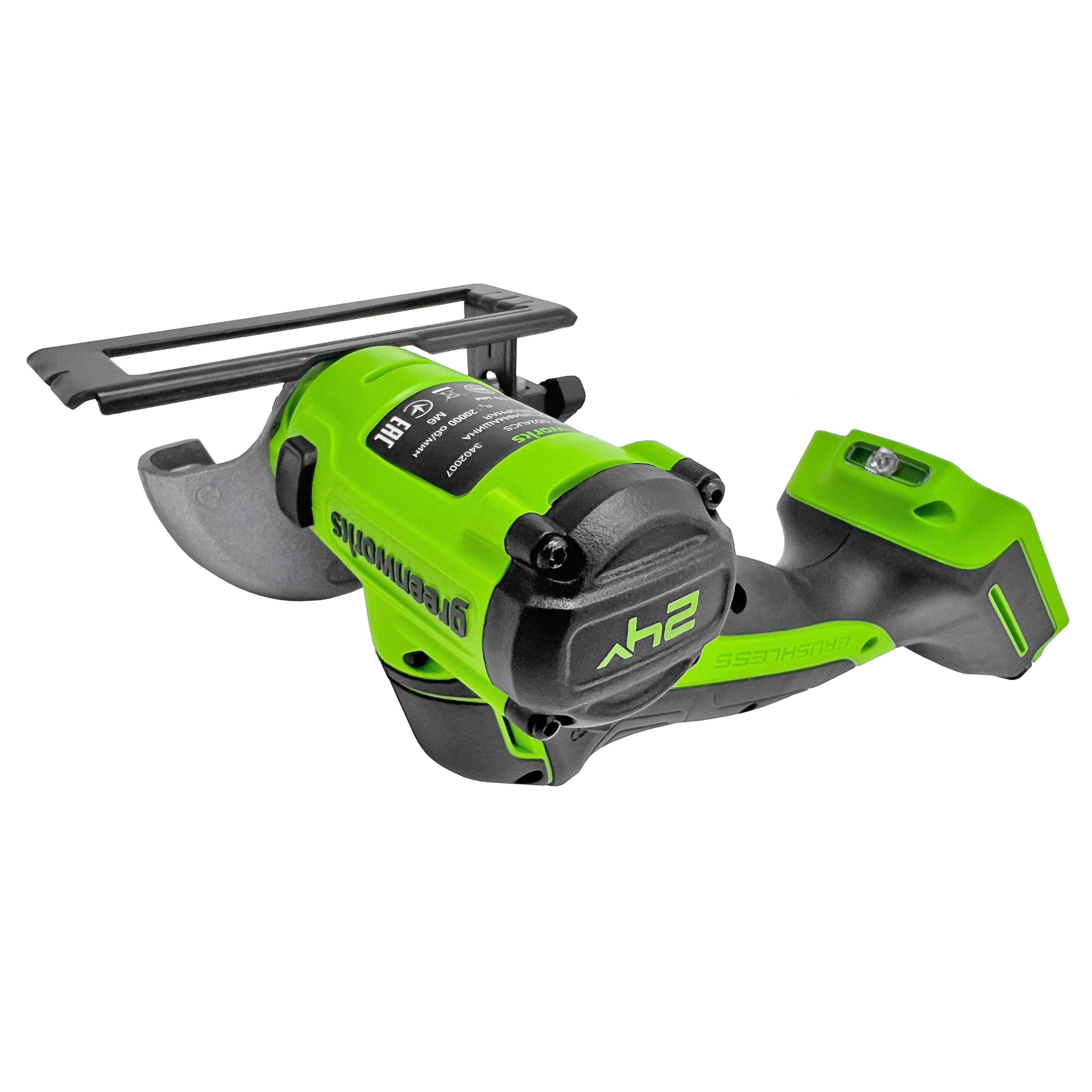 Углошлифовальная машина (болгарка) 76 мм аккумуляторная Greenworks 24V GD24UCS 3402007, бесщеточная, без АКБ и ЗУ