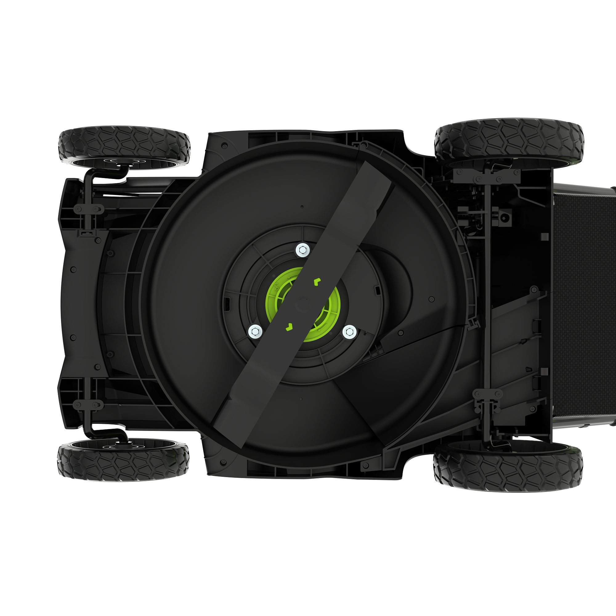 Газонокосилка аккумуляторная 41 см Greenworks 2х24V (48V) GD24X2LM411 2520907, бесщеточная, без АКБ и ЗУ