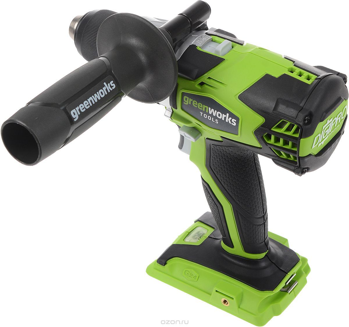 Шуруповёрт аккумуляторный Greenworks 24V GD24DD, бесщёточный