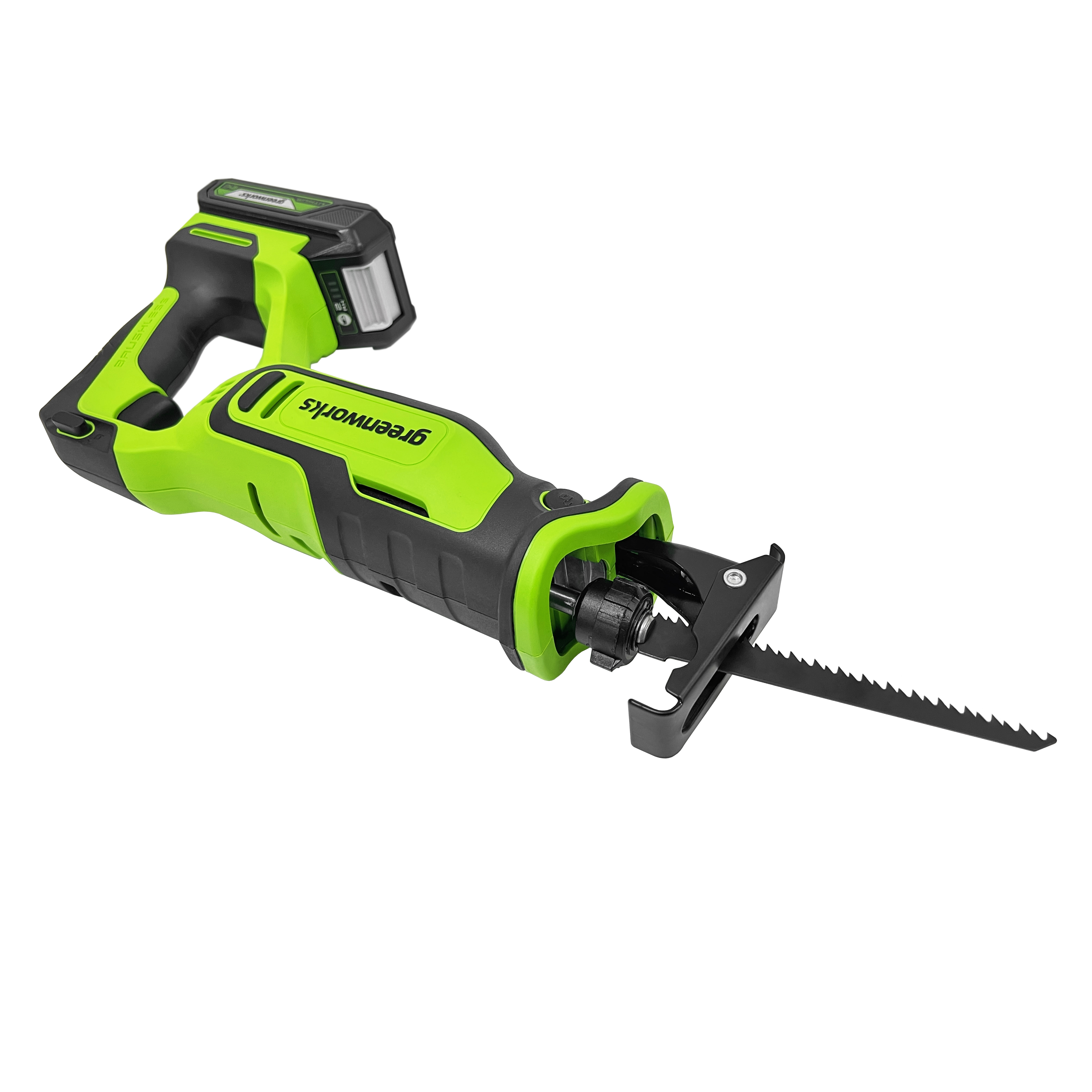 Пила сабельная аккумуляторная Greenworks 24V GPT-BLRS-1 1200607, бесщеточная, без АКБ и ЗУ