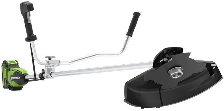 Триммер с велосипедными ручками аккумуляторный Greenworks 40 см 40V GD40BCB 2105707, бесщёточный, без АКБ и ЗУ