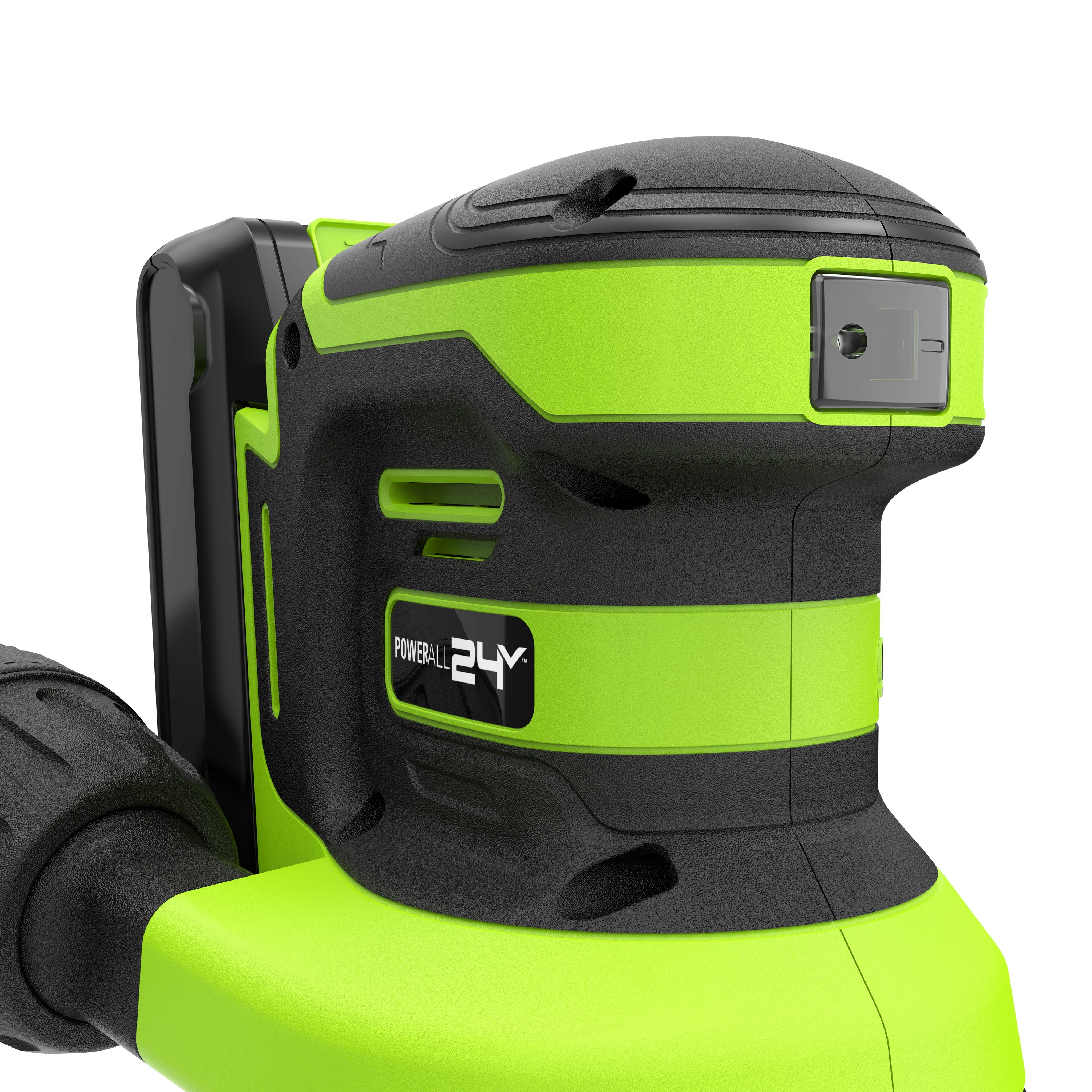 Шлифмашинка эксцентриковая 125 мм аккумуляторная Greenworks 24V OS325 3100907, без АКБ и ЗУ