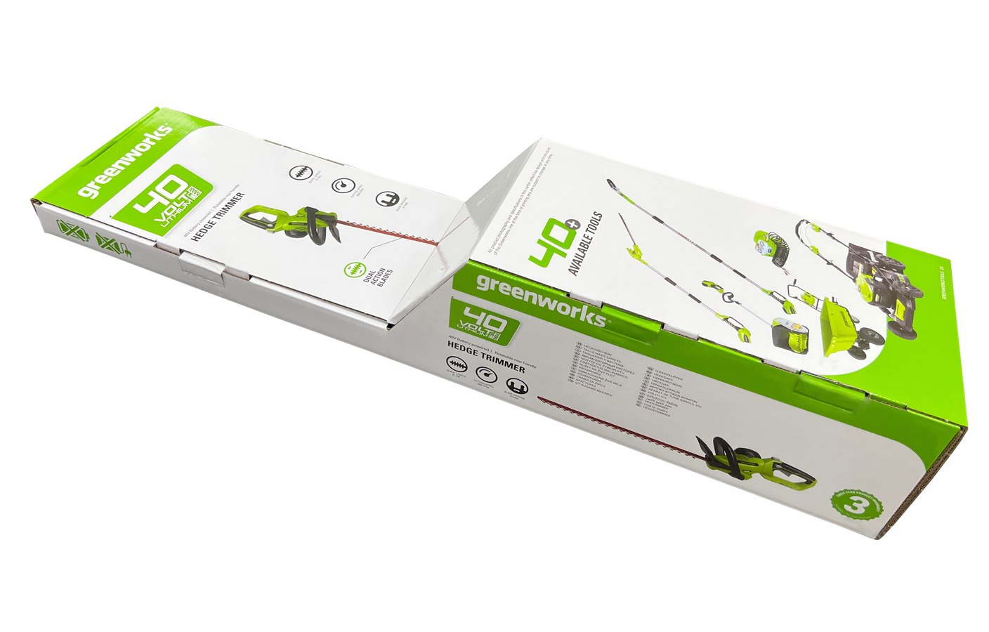 Кусторез аккумуляторный 60 см Greenworks 40V G40HT61 2200907, без АКБ и ЗУ