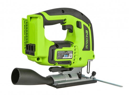 Лобзик аккумуляторный Greenworks 24V GD24JS 3601407, бесщеточный, без АКБ и ЗУ
