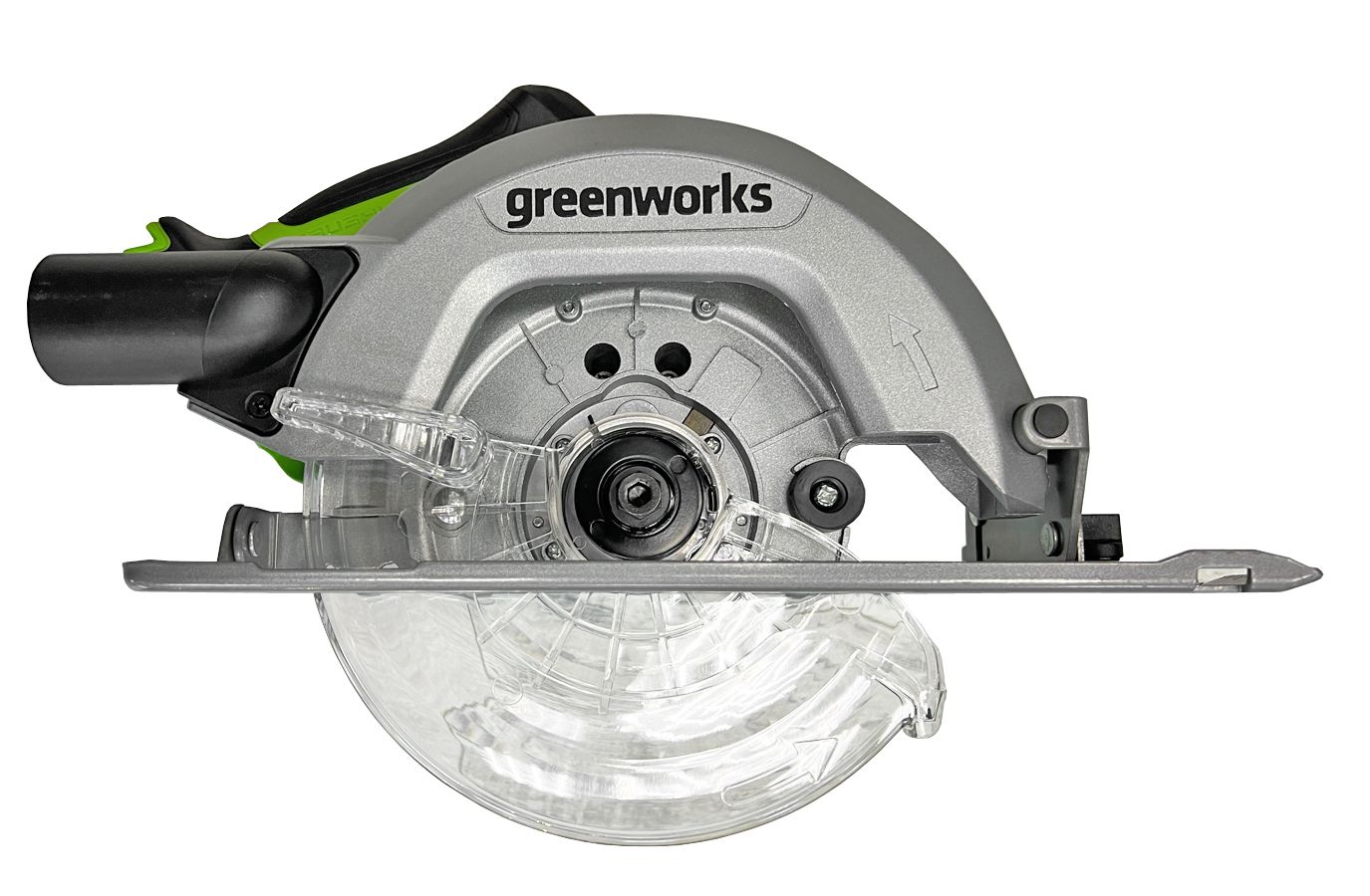 Пила циркулярная аккумуляторная Greenworks 24V GD24CS 1500907, бесщеточная, без АКБ и ЗУ