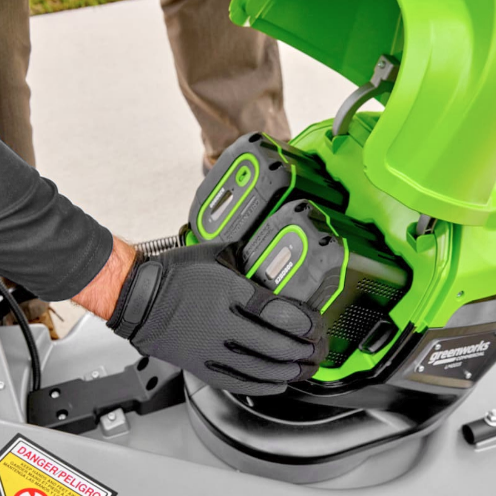 Газонокосилка самоходная 56 см, аккумуляторная Greenworks 82V LM221S 2519407, бесщеточная, без АКБ и ЗУ