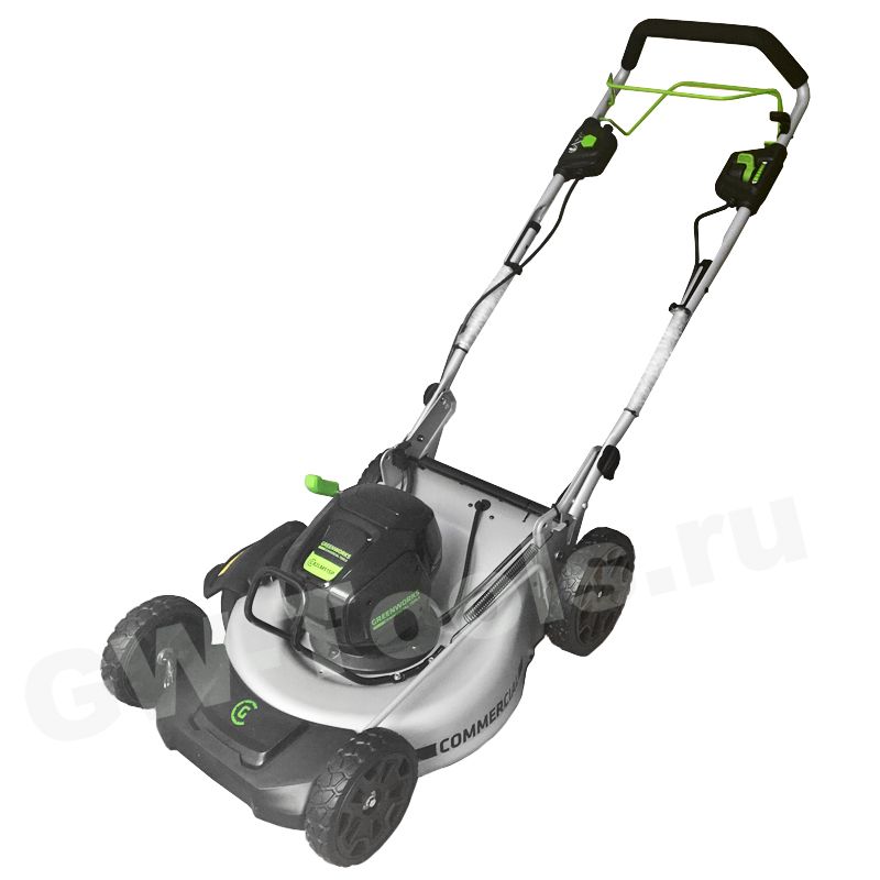 Газонокосилка аккумуляторная самоходная Greenworks 46 см 82V GD82LM46SP, бесщёточная, без АКБ и ЗУ
