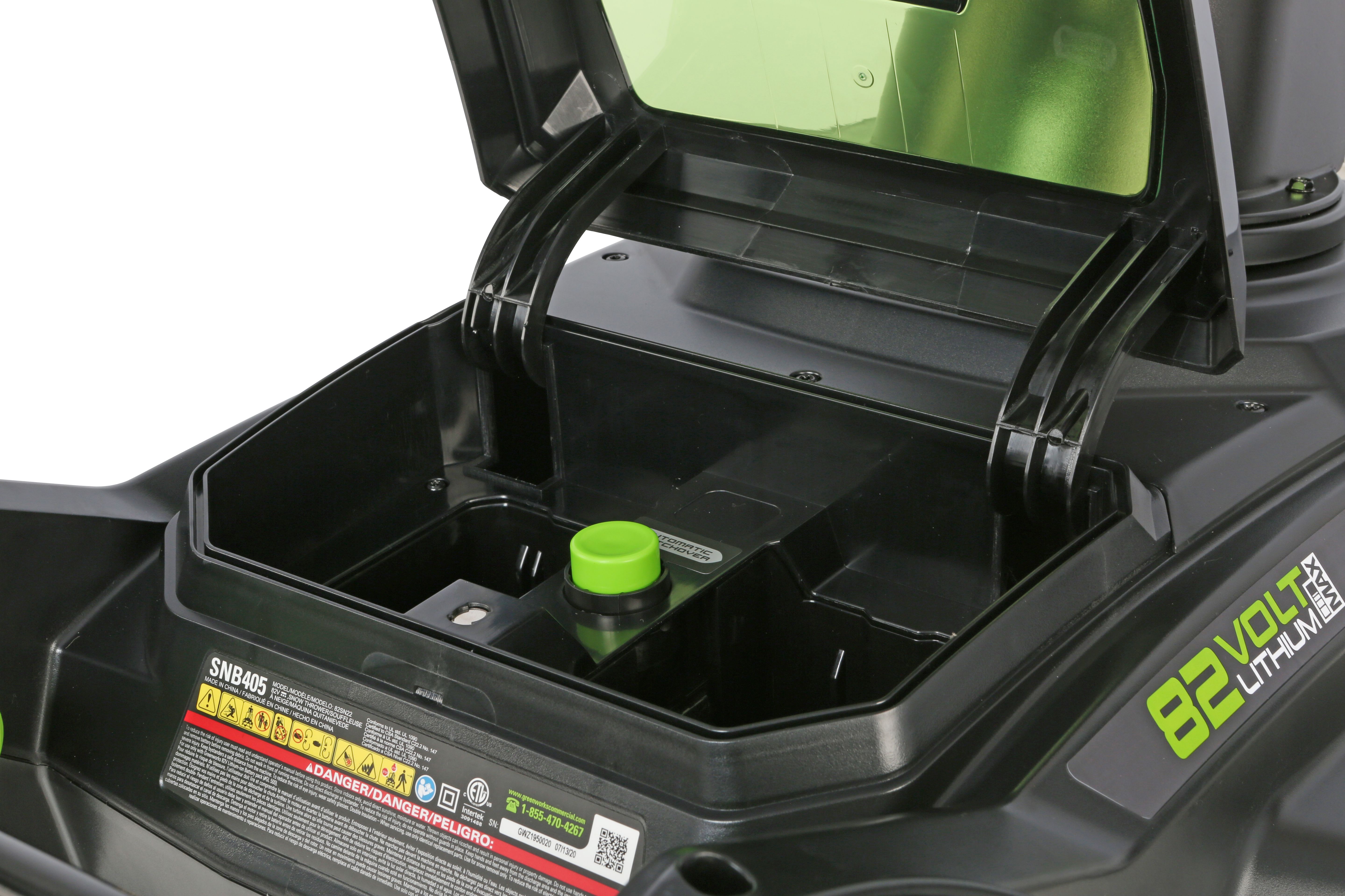 Снегоуборщик аккумуляторный Greenworks 56 см 82V GD82ST 2602507, бесщёточный, без АКБ и ЗУ