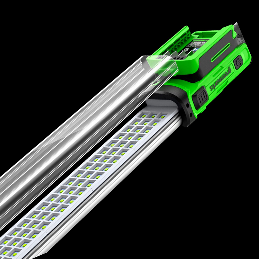 Подкапотный LED-прожектор (1200 Лм) аккумуляторный Greenworks 24V G24UHL 3503607, без АКБ и ЗУ