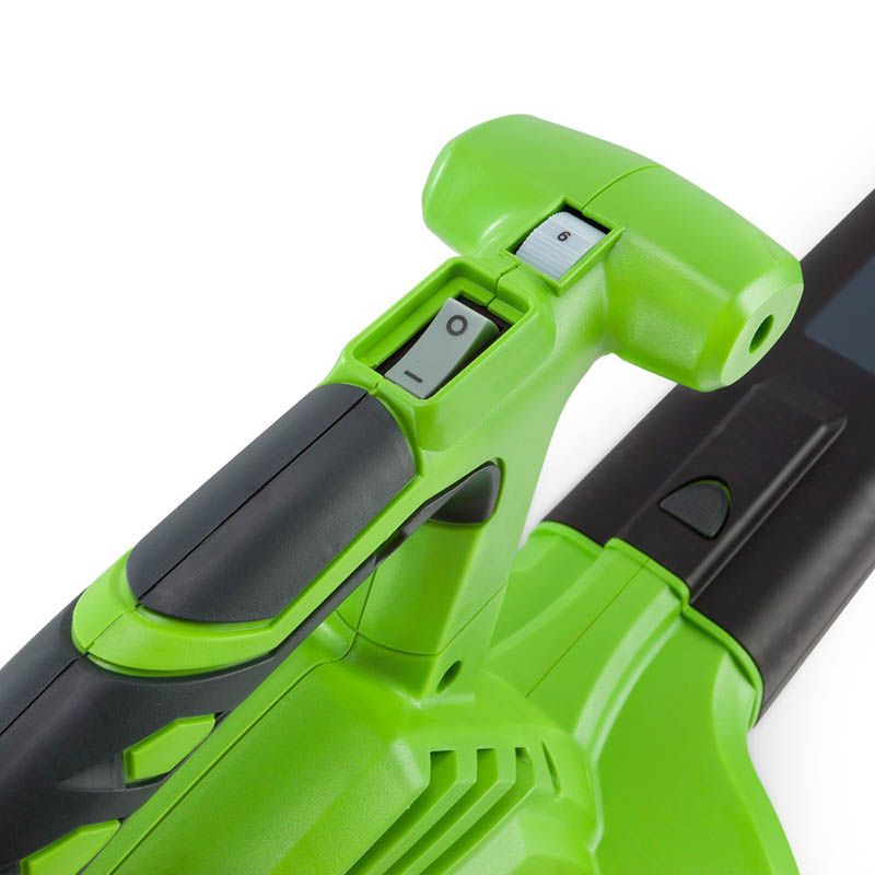 Воздуходув – cадовый пылесос электрический Greenworks 2800W GBV2800