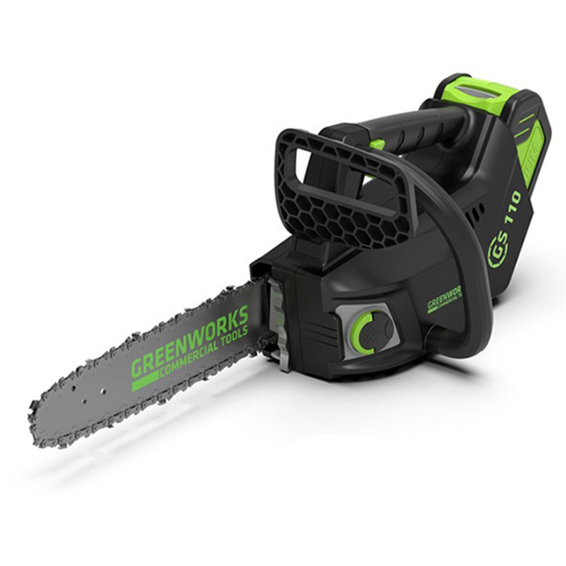 Одноручная пила аккумуляторная цепная Greenworks 25 см 40V GD40TCS 2003807, бесщёточная, без АКБ и ЗУ
