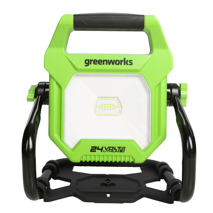 Прожектор светодиодный (2000 лм) аккумуляторный Greenworks 24V G24WL 3401307, без АКБ и ЗУ