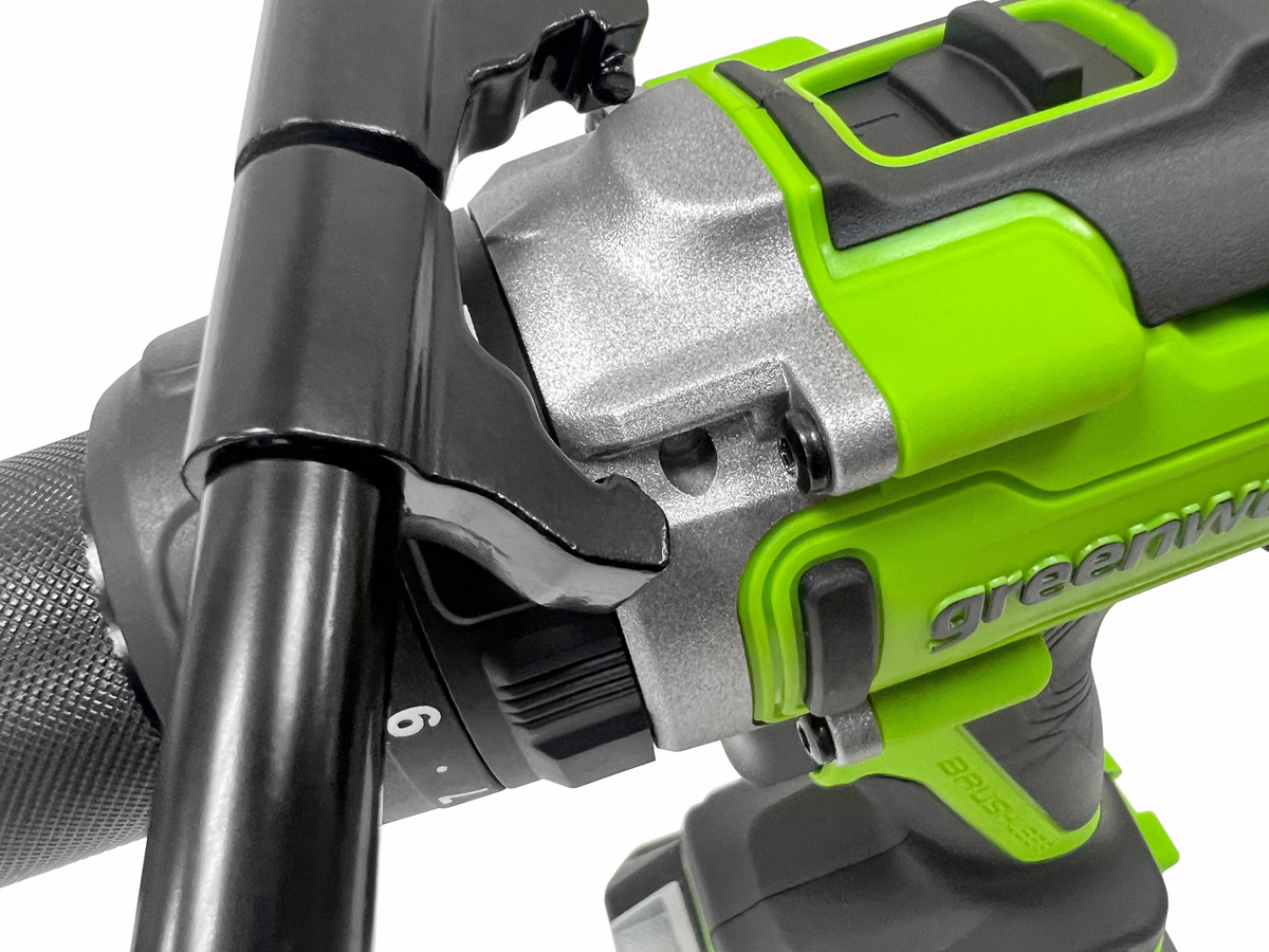 Дрель-шуруповерт ударная аккумуляторная Greenworks 24V GD24DD140 (140 Нм) 3707607, бесщёточная, без АКБ и ЗУ