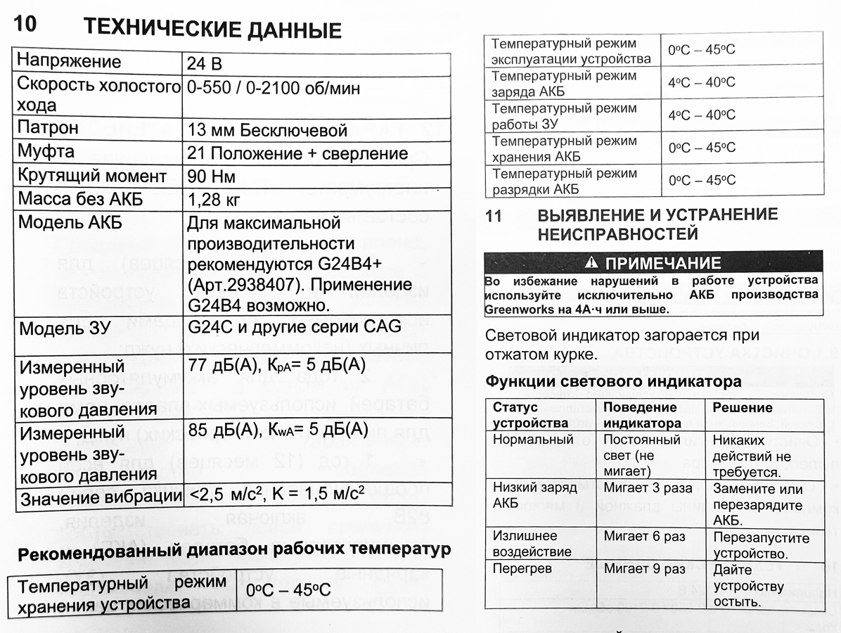 Дрель-шуруповерт аккумуляторная Greenworks 24V GD24DD90 (90 Нм) 3707507, бесщёточная, без АКБ и ЗУ