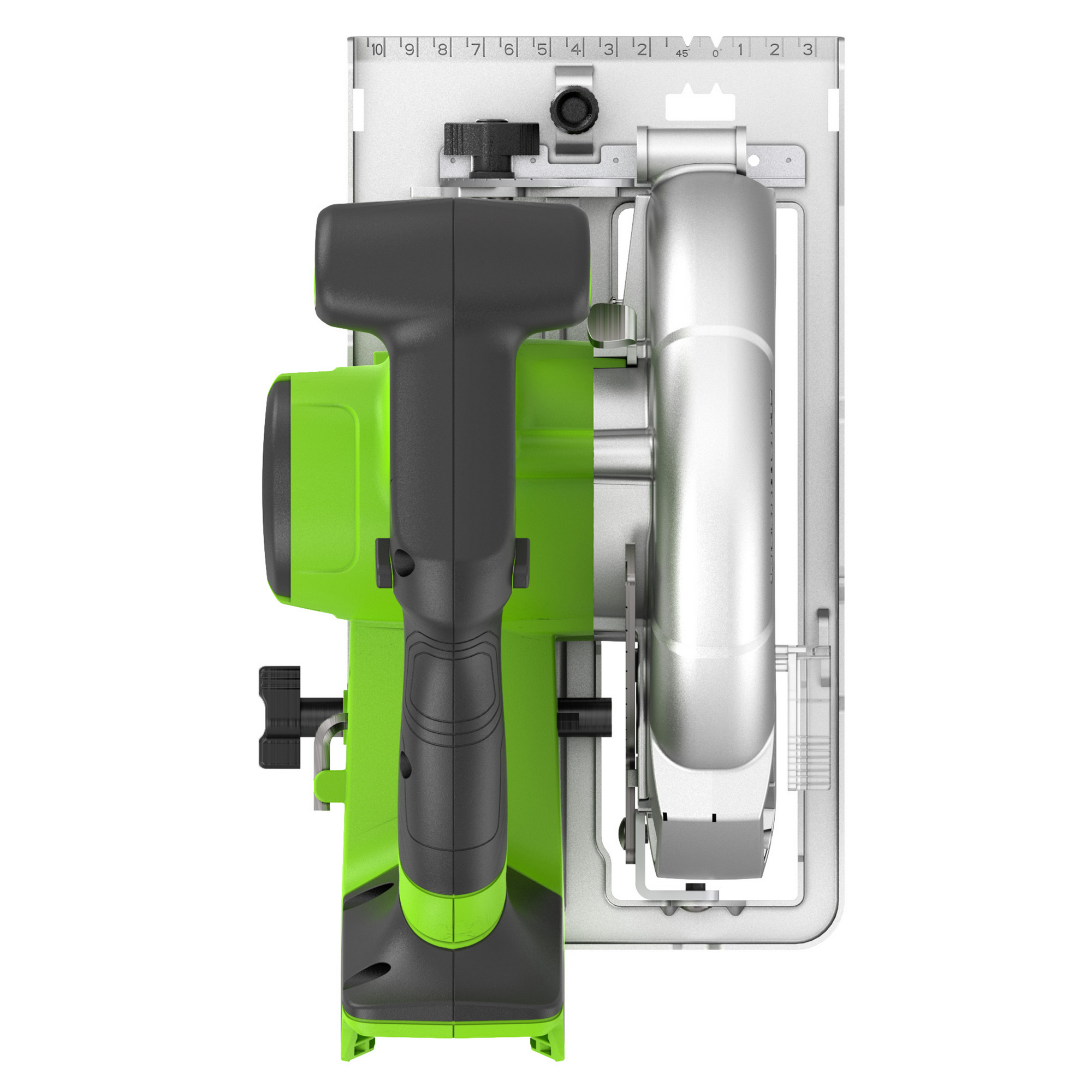 Пила циркулярная аккумуляторная Greenworks 24V GD24CS165 1501607, бесщеточная, без АКБ и ЗУ