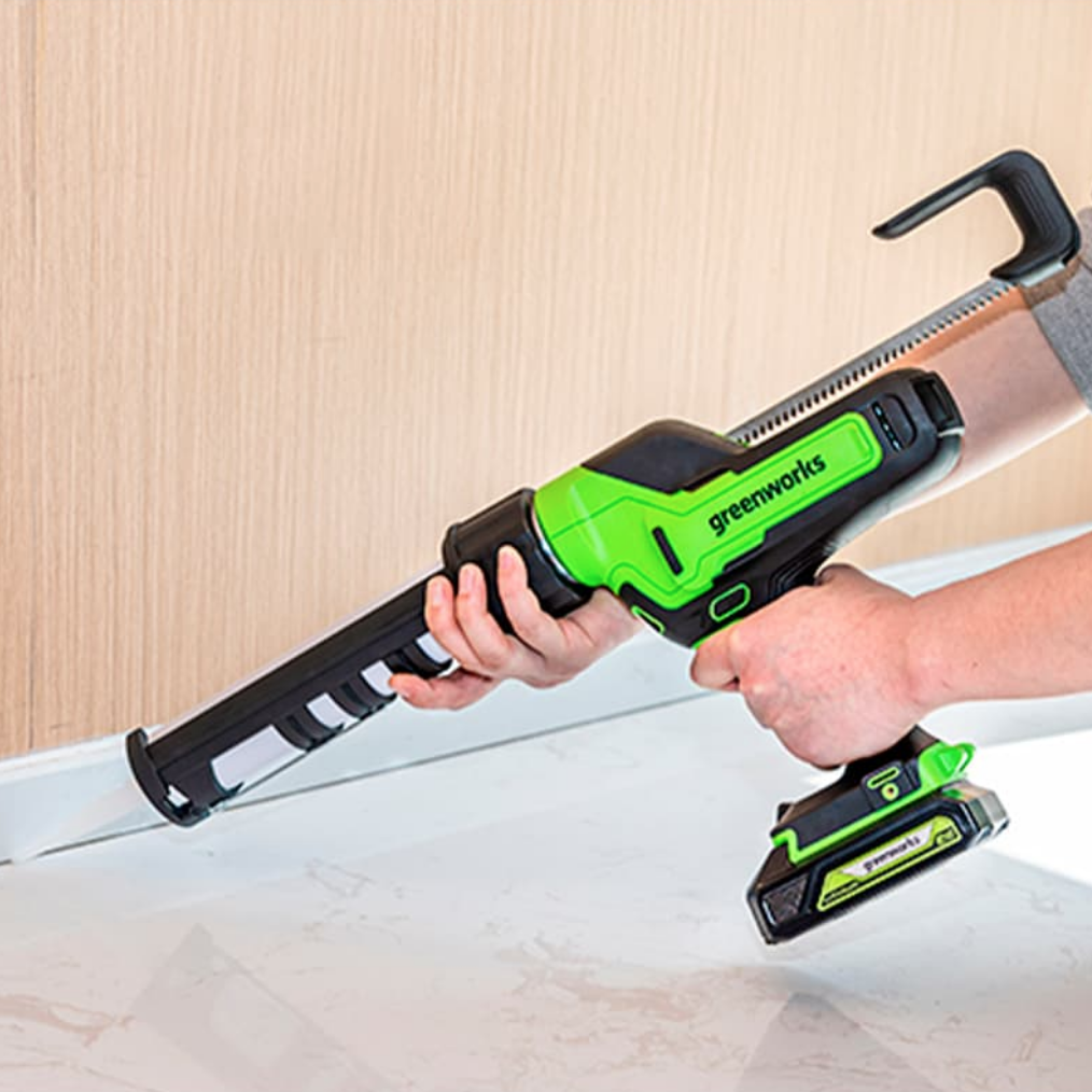 Пистолет для герметика аккумуляторный Greenworks G24CAU 24V 3501707, без АКБ и ЗУ