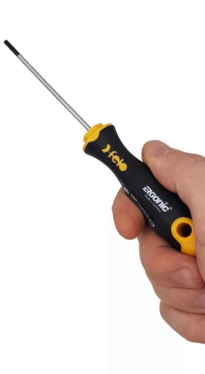 Отвёртка серия 400 Ergonic, SL2,5х0,4х75 FELO 400 022 10