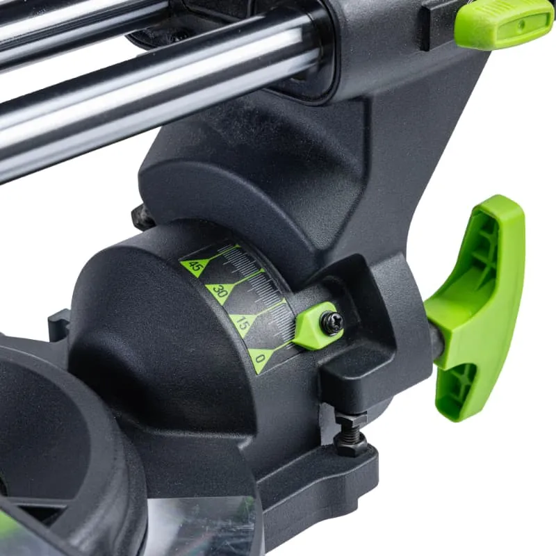 Пила торцовочная 216x30 мм с протяжкой аккумуляторная Greenworks 24V GD24MS216 1501707, бесщеточная, без АКБ и ЗУ