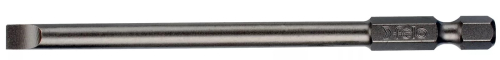 Бита плоская шлицевая серия Industrial E6.3 SL4,0х0,8х100мм, 3шт FELO 03041810