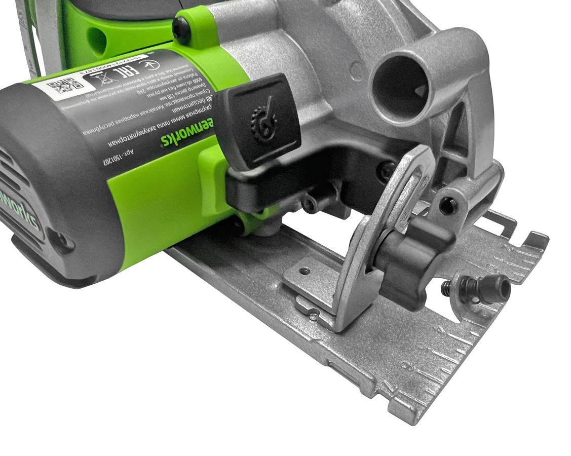 Циркулярная мини-пила 120 мм аккумуляторная Greenworks 24V G24MCS 1501207, бесщеточная, без АКБ и ЗУ