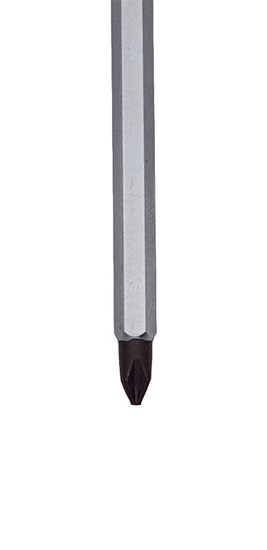 Отвёртка серия 411 Ergonic, PZ1х80 с шестигранником FELO 411 102 40