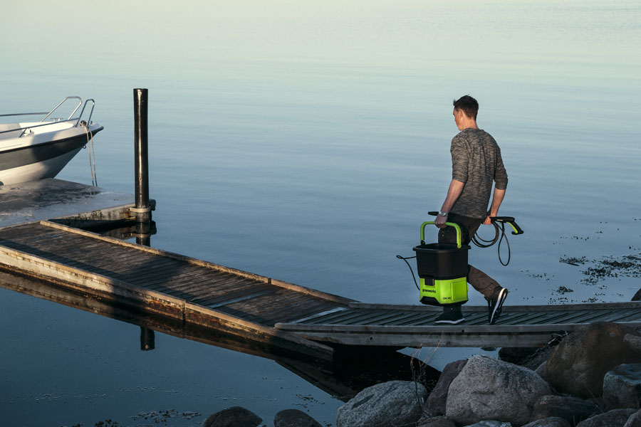 Мойка высокого давления аккумуляторная Greenworks GDC60 5104607 60В 70 бар 300 л/час, без АКБ и ЗУ