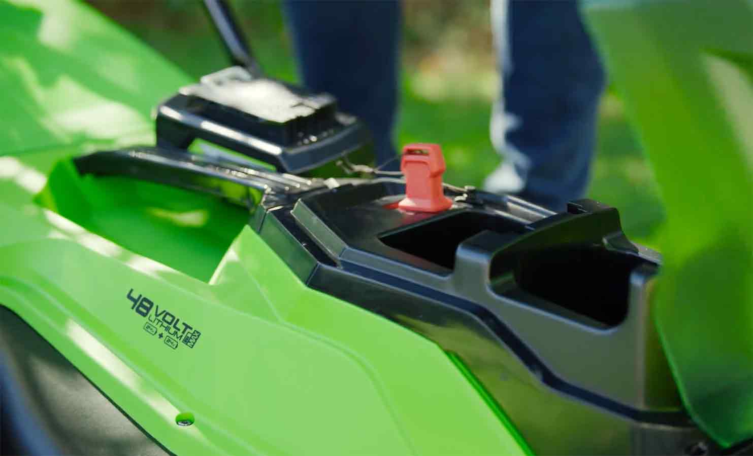 Газонокосилка аккумуляторная 41 см Greenworks 2х24V (48V) G24X2LM41 2512607, без АКБ и ЗУ