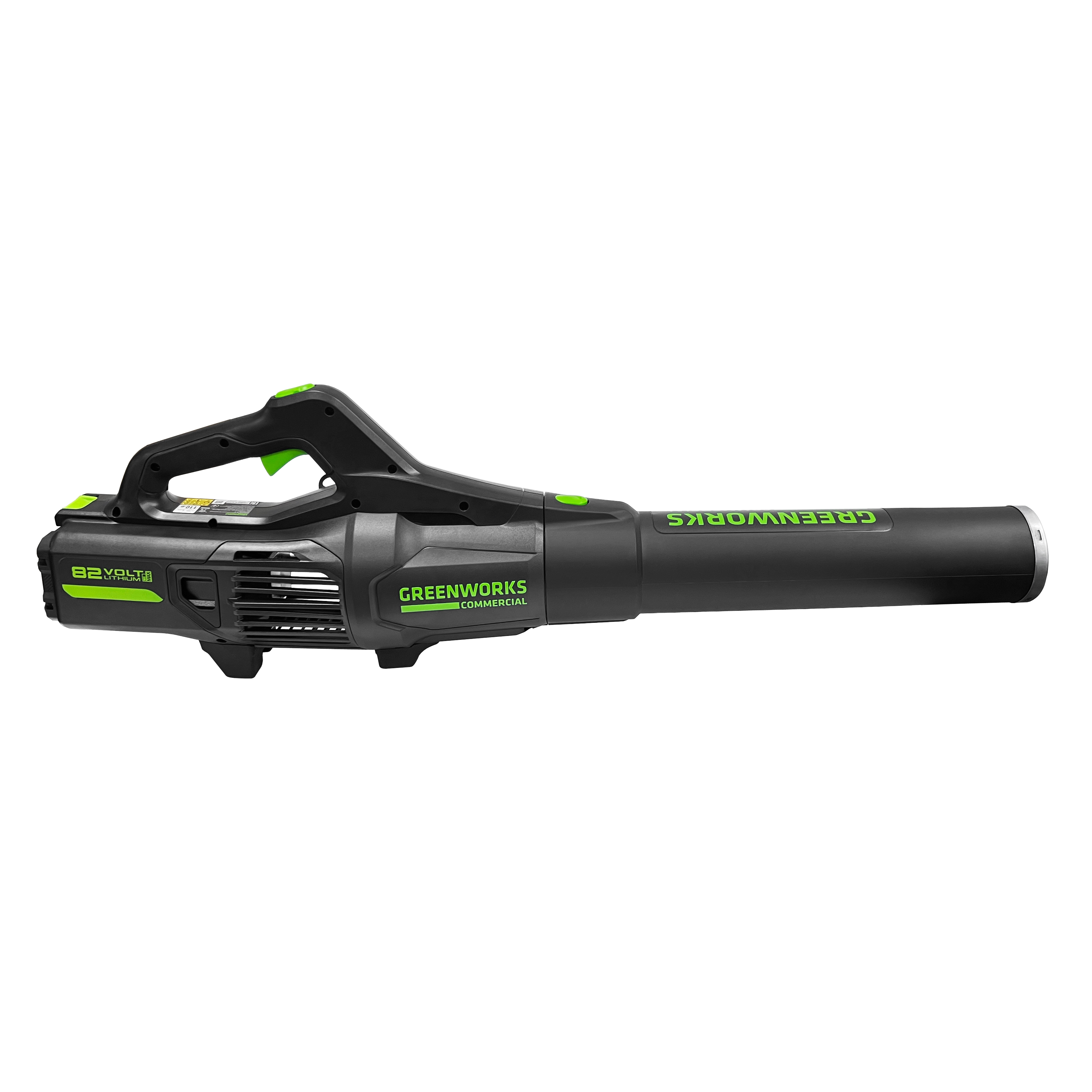 Воздуходув аккумуляторный (225 км/ч) Greenworks 82V GD82ABII 2407007, бесщеточный, без АКБ и ЗУ