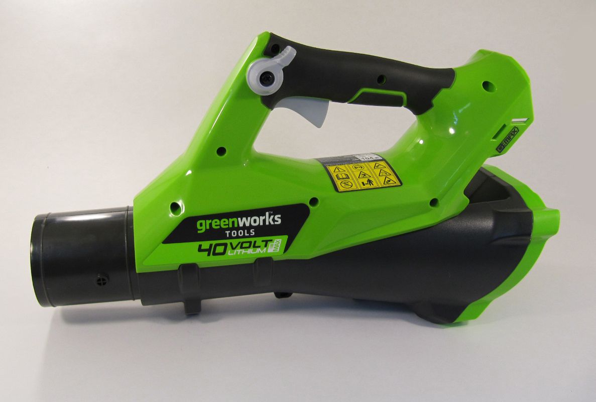 Воздуходув аккумуляторный 177 км/ч Greenworks 40V G40AB 2400807, без АКБ и ЗУ