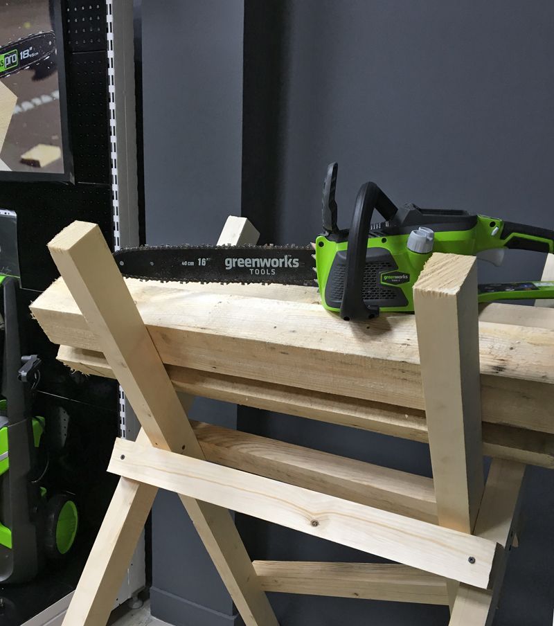 Пила аккумуляторная цепная Greenworks 40 см 40V GD40CS40, бесщёточная, без АКБ и ЗУ