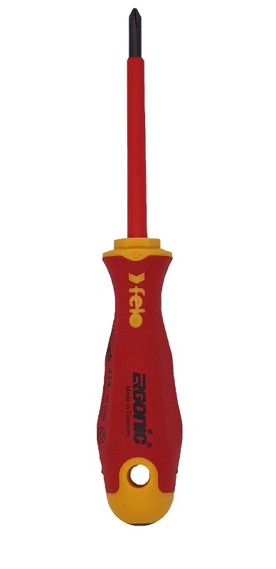 Отвёртка ERGONIC диэлектр., серия 414, PH 1 FELO 414 102 90