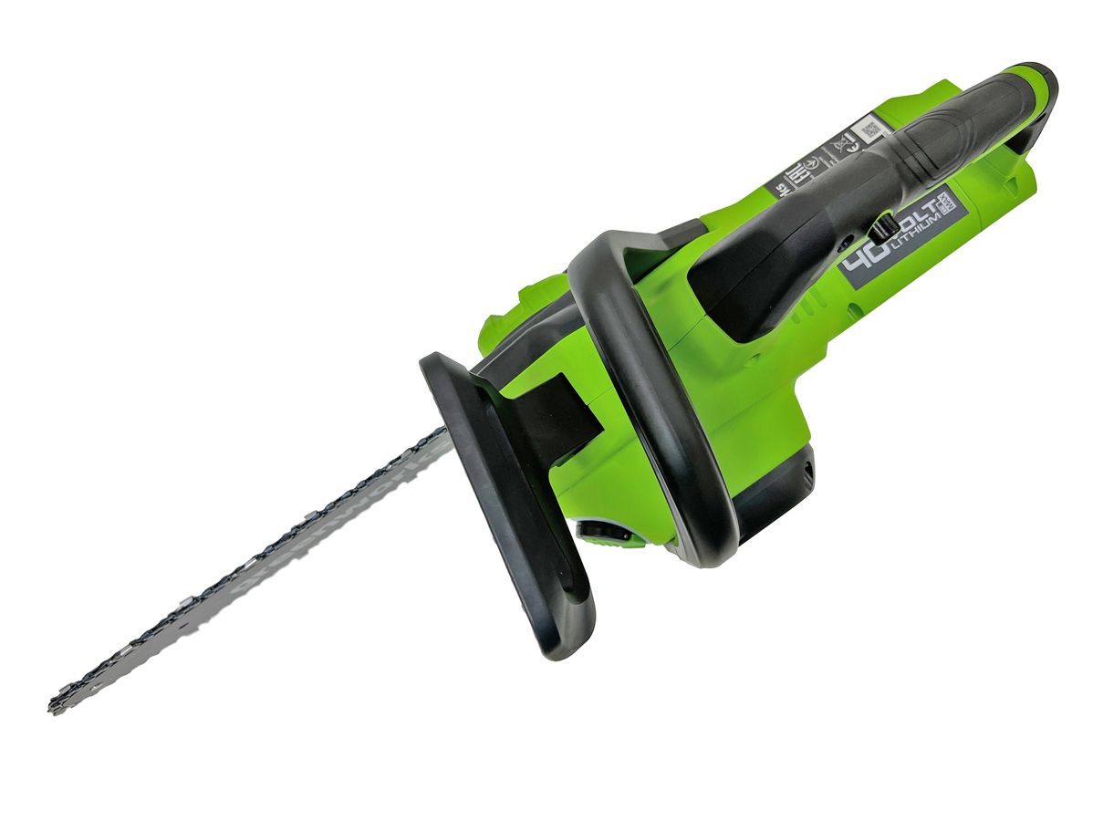 Пила аккумуляторная цепная Greenworks 30 см 40V G40CS30II 2007807, без АКБ и ЗУ