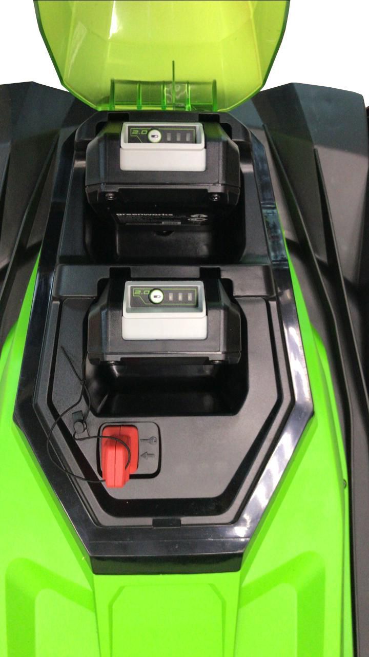 Газонокосилка аккумуляторная 41 см Greenworks 2х24V (48V) G24X2LM41 2512607, без АКБ и ЗУ