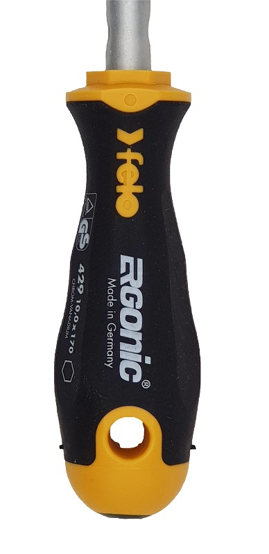 Отвёртка серия 429 Ergonic M-TEC с гибким стержнем под гайку 10х170 FELO 429 100 40