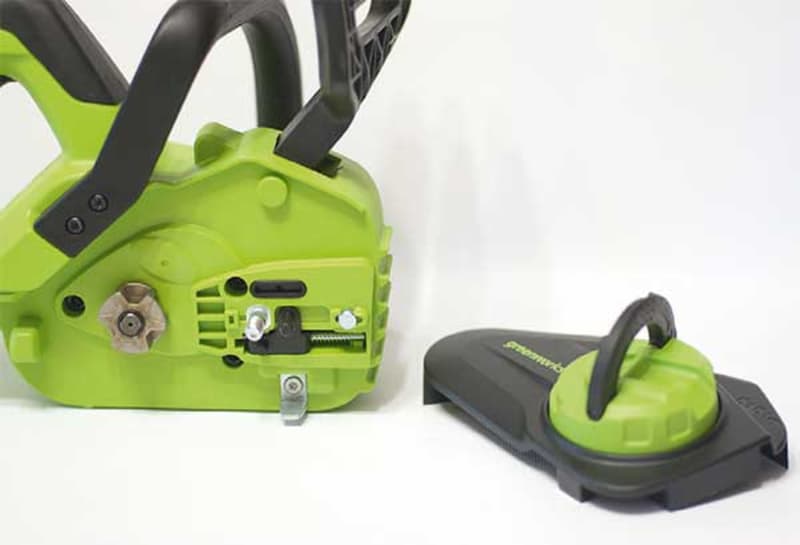 Пила аккумуляторная цепная Greenworks 30 см 24V GD24CS30, бесщеточная, без АКБ и ЗУ