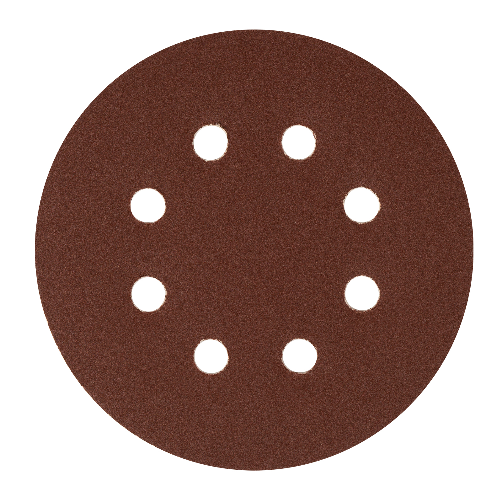 Круг абразивный на ворсовой подложке под "липучку", перфорированный, P 180, 125 мм, 5 шт
