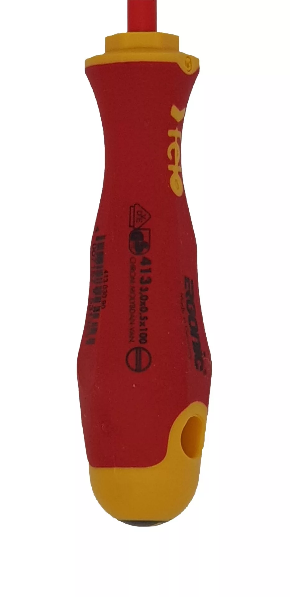 Felo Отвертка диэлектрическая Ergonic плоская шлицевая 3,0X0,5X100 41303090